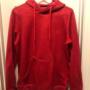 Kids Red Adidas Pullover